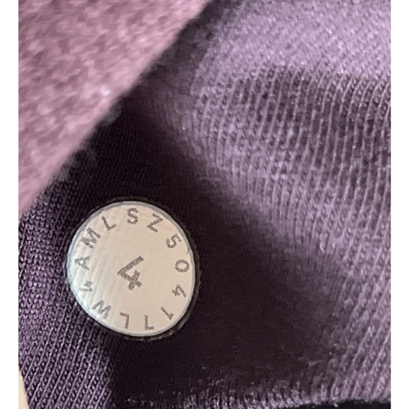 Lululemon Scuba Hoodie Floral Flock Womens Size 4 Plum Purple Full Zip Velvet - Picture 10 of 11